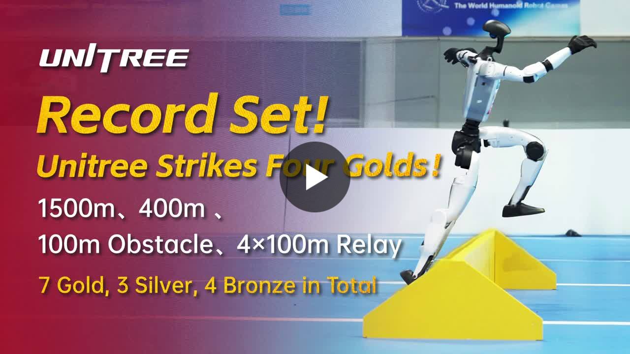 Unitree records four golds at the World Humanoid Robot Games — Unitree Robotics